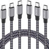 Picture of YUNSONG USB C Charger Cable, New Nylon Braided USB C to USB C Cable 3PACK 6FT Type C PD 60W Fast Charging for iPhone 15/15 Pro/15 Plus/15 Pro Max/iPad Pro Air Mini/Samsung S23/Note 20/10/Pixel