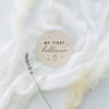 Picture of The Cotton & Canvas Co. My First Halloween Wooden Milestone Card, Baby's First Year, Baby's First Holiday, Baby Shower, Newborn, Photoshoot Prop