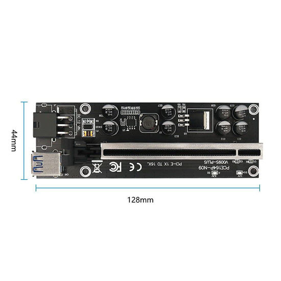 GetUSCart- New Version 009S Plus PCIE Riser 1x to 16x Graphic Extension ...