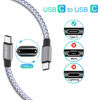 Picture of USB C Cable, Braided USB C to Type C Charger Fast Charging 6ft 3Pack 60W Safe Certified Quick Data Sync Cord for iPhone 15/ 15 Pro/ 15 Plus/15 Pro Max/iPad Mini 6 Pro/Air 4/5/Galaxy S24/23/22/Note 20