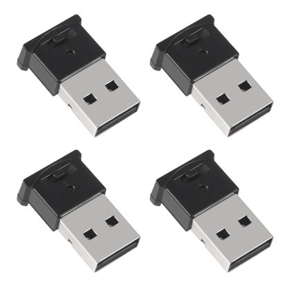 Picture of Aobao Mini USB LED Light, 4pcs Mini USB Type A LED RGB Light DC 5V Adjustable Brightness 8 Colors for Car, Laptop, Keyboard, Atmosphere Smart USB Night Lamp for Home Decoration