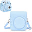 Picture of Rieibi Camera Case Compatible with Fuji Instax Mini 12 - Polaroid Instax 12 Carry Case for Fujifilm Instax Mini 12 Instant Camera - Fuji mini 12 Bag Cover with Strap - Pastel Blue