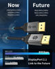 Picture of Silkland DisplayPort 2.1 Cable 1.5FT [VESA Certified], DP 2.1 Cable [16K@60Hz, 8K@120Hz, 4K@240Hz, 2K@360Hz] 80Gbps HDR, DSC 1.2a, Compatible FreeSync G-Sync Gaming Monitor 4090 3090Ti 7900XTX