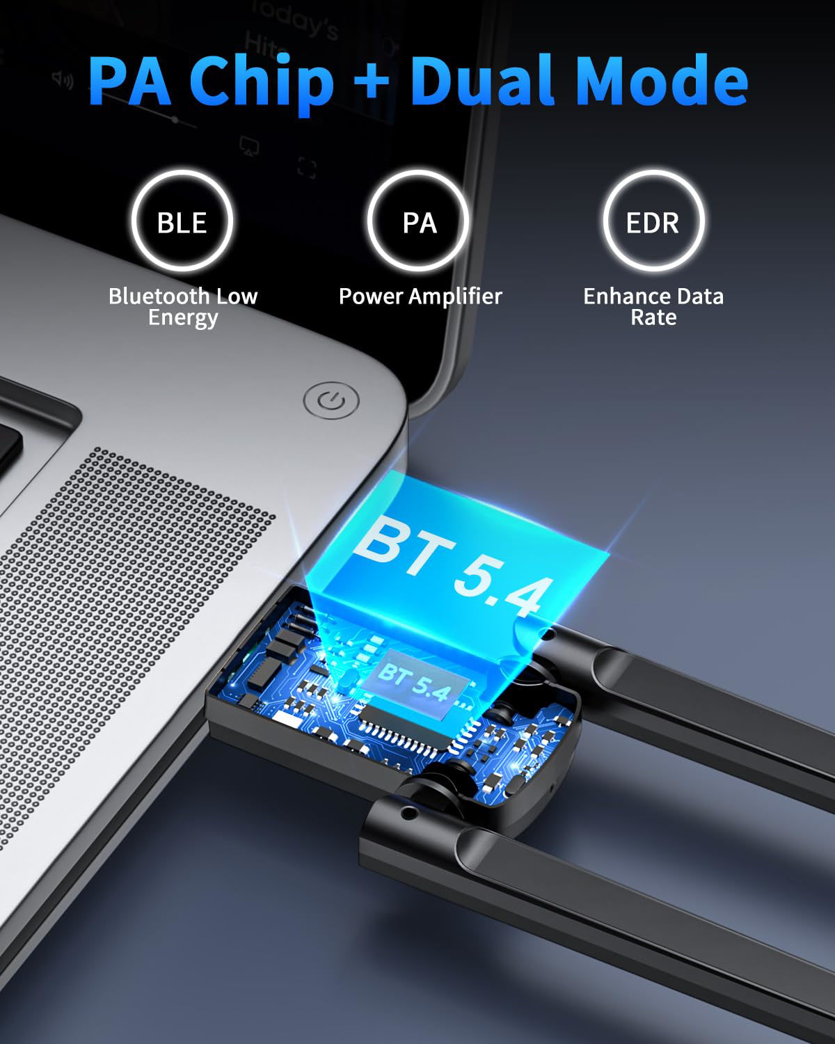 GetUSCart- ZEXMTE Long Range USB Bluetooth Adapter for PC 5.4 USB ...
