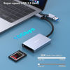 Picture of BENFEI CFexpress Type B Card Reader with USB 3.2 (Gen 2) 10Gbps, USB-C&USB-A 2-in-1 Type B CFexpress Adapter, Compatible with Windows/Mac/Linux/Android(Not for XQD Card)