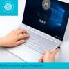 Picture of Mini USB Fingerprint Reader for Windows 10 7 8, Portable Security Key Biometric Fingerprint Scanner, 360° Touch Speedy Matching Security Key for 1Password Keeper Dashlane KeePass