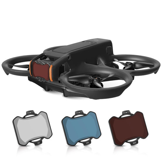Picture of RCGEEK ND Filters Set for DJI Avata 2 Accessories, 3 Pack Gimbal Camera Len Filters for DJI Avata 2 (CPL, UV, ND8)