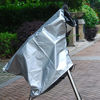 Picture of Telescope Dust Rain Sunproof Sun Cover Hood Bag Cover for Telescopes Waterproof Sun Proof Astronomical Telescope Cover with Adjustable Drawstring for Celestron Skywatcher ZEISS ,Silver,39*30in