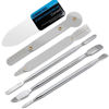Picture of Oruiiju 6 Piece Metal Spudger Pry Tool Kit for Electronics Repair with Laptop, Cell Phone, Tablet, Computer, Electronics Repair