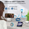 Picture of USB to USB C Cable 6FT/3Pack for iPhone 15/15 Pro/15 Pro Max/15 Plus,USB A to USB Type C Charging Fast Charger Cord for Samsung Galaxy S24 Ultra S23 FE A14 5G A54 A24 S22 S21 S20,Google Pixel 8 Pro 7a