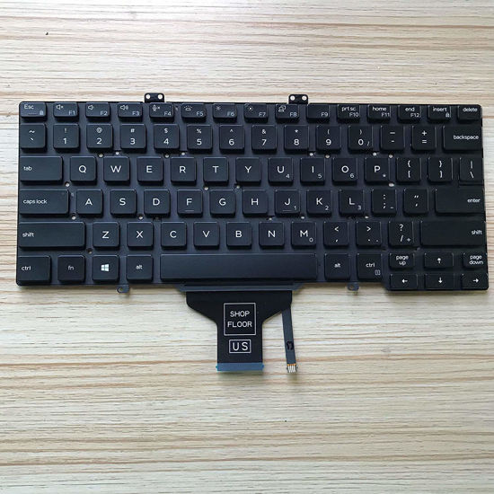 Picture of Original New for Dell Latitude 7400 RN86F 0RN86F US English Keyboard Backlit (Not for DELL Latitude 7400 2-in-1)