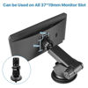 Picture of TTXSCAM Flexible Windshield Dashboard Suction Cup Bracket with Sticker for 7Inch 9Inch 10Inch Carplay Display Screen Monitor, Compatible T86 Wireless Carplay