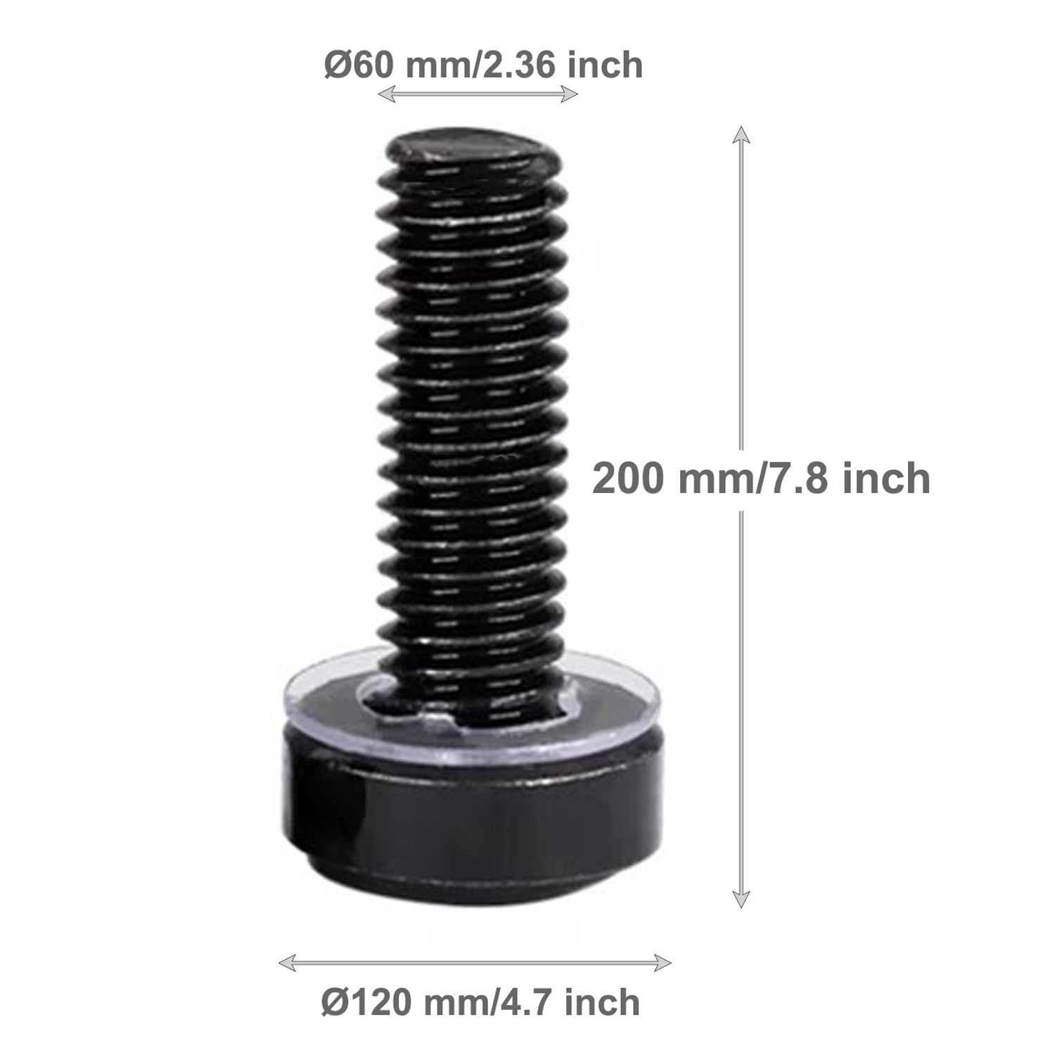 GetUSCart- 60 Pack M6 x 20 mm Server Rack Screws Computer Rack Mount ...