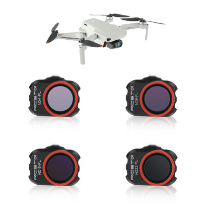 Picture of RCGEEK ND Filters Set for DJI Mavic Mini 4K / Mini 2/Mini 2 SE/Mini SE/Mini Accessories, 4Pcs Gimbal Camera Len Filters for DJI Mini 4k / Mini 2/Mini SE/Mini (ND4/PL, ND8/PL, ND16/PL, ND32/PL)