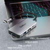 Picture of INTPW USB C to VGA Adapter, USB-C to HDMI 4K Multiport Adapter for MacBook Pro/MacBook Air/ipad Pro/Dell XPS/Nintendo Switch with Thunderbolt 3 Port