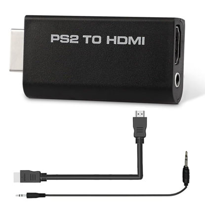 Picture of TIMEJONS PS2 to HDMI Converter, Supports 720p/1080p HDTV, Includes HDMI and 3.5mm Audio Cable