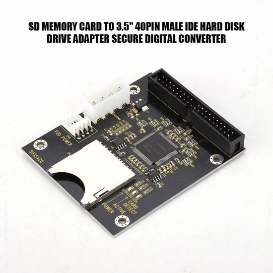 GetUSCart- SD to IDE Adapter, SD Memory Card to 3.5Inch 40Pin Male IDE ...