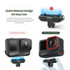 Picture of debous Aluminium Quick Release Mount Screen Protector for Insta360 ACE PRO Magnetic Metal Tempered Glass Hard Film