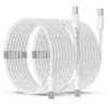 Picture of USB C to C Charging Cable 10ft, 60W Fast Type C to C Charger Cord Long for Apple iPhone 15 Plus/15 Pro Max, MacBook Pro 2021/2020/2019/2018,iPad 12.9/11 inch/Mini/Air 5/4,Samsung Galaxy S23+/S23 Ultra