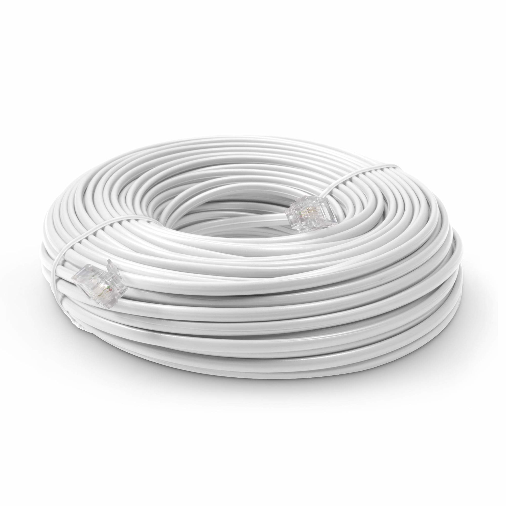GetUSCart- THE CIMPLE CO Phone Line Cord 100 Feet - Modular Telephone ...