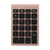 Picture of Sanpyl 22 Keys Numeric Keypad, Bluetooth Wireless Mini Keyboard, Portable Mini Financial Accounting Rechargeable Number Pad, for Laptop Desktop, PC(Rose Gold)