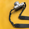 Picture of MegaGear SLR, DSLR Sierra Series Genuine Leather Camera Shoulder or Neck Strap, Black