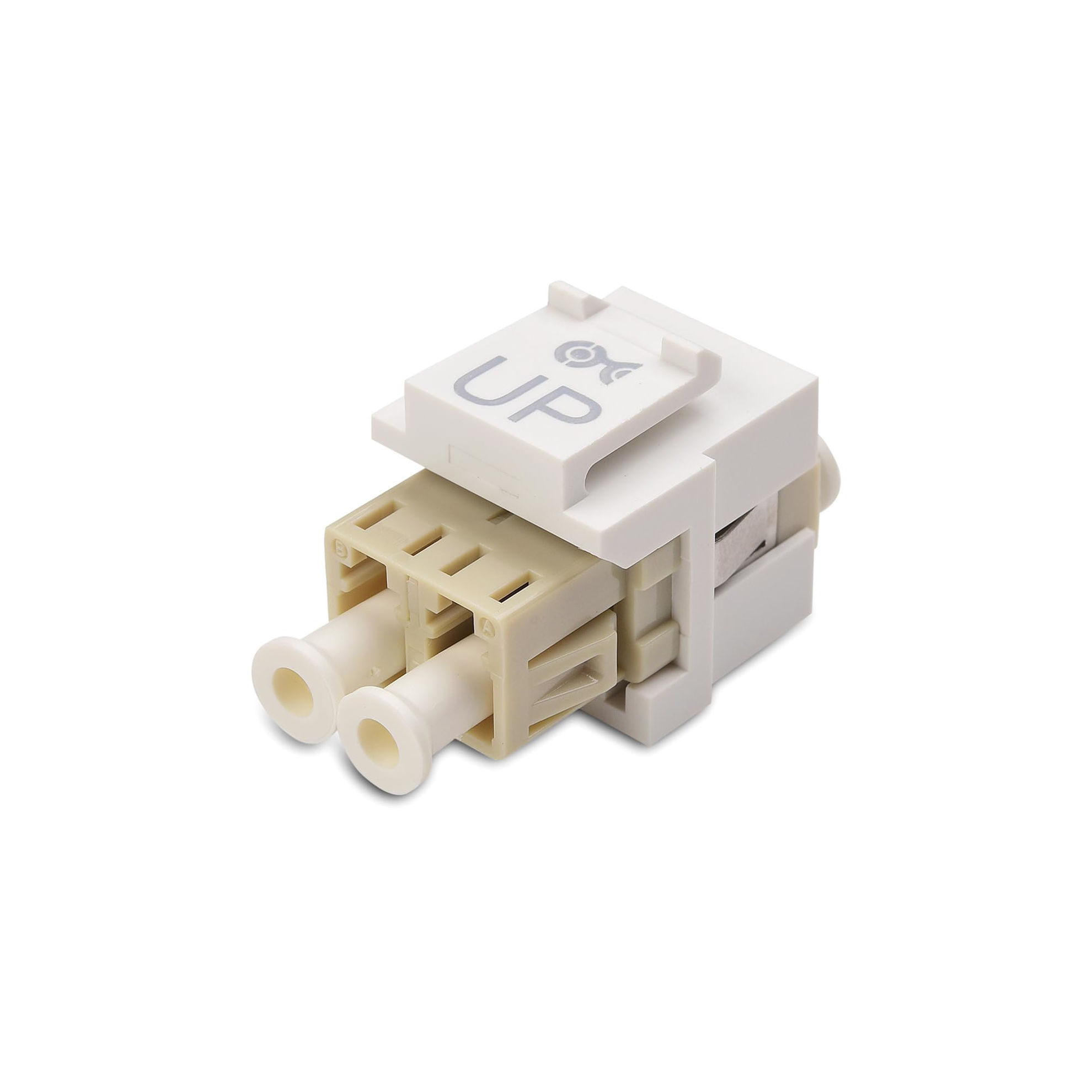 GetUSCart- Cable Matters 10-Pack LC UPC Duplex Fiber Optic Keystone ...