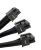 Picture of 600W PCIe 5.0 / Gen 5 12VHPWR PSU Cable for Corsair - Fits Type-4 PSUs Dual 8-pin PCIe - 12+4pin Connector GPUs (Black)