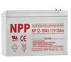 Picture of NPP NP12-10Ah 12V 10Ah Rechargeable SLA Scooter Battery with F2 Style Terminals for Pride Mobility GoGo Scooter, BP12-12, Neuton Mowers CE5 UB12100-S, Security Systems