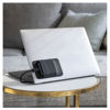 Picture of Slipdrive - Portable Hard Drive Sleeve for Laptop - SSD Solid State Drive - Reusable Adhesive - Stick on External Hard Drive Carrying Case - Pocket Pouch (Small, Black)