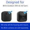 Picture of All-New Blink Outdoor 4 Camera Wall Mount, Weatherproof Protective Housing and 360° Adjustable Mount with Blink Sync Module 2 Mount for 4th 3rd Gen - Blink Camera Not Included (3 Pack, Black)