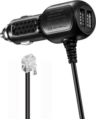Picture of RJ11 Radar Detector Power Cable Compatible for Escort Max Valentine One Uniden Beltronics Cobra Radar Detector Radenso XP/SP and Uniden DFR6/7,R1/R3, LRD950/850