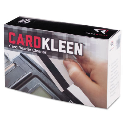 Picture of Read/Right CardKleen Magnetic Head Cleaner, 2.5" x 5.3", Box of 25