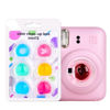 Picture of HIYQIN Close-Up Colorful Lens Filter Compatible with Fuji Instax Mini 12 Instant Film Camera, 6pcs in a Set, 2pcs Hollow Cut Filters and 4pcs Full Color Filters