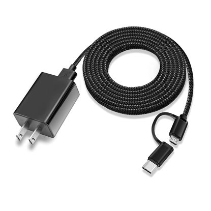 Picture of USB C Handheld Mini Portable Fan Wall Charger TYPE C Charging Cable Cord Compatible for Nebo Flashlight, SkyGenius Fan, Mini Desk Fan, Necklace Fan, Stroller Fans, Camping Fan, Mini Clip On Fan
