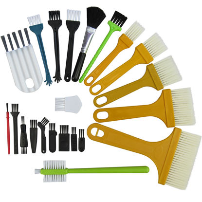 Picture of Small Cleaning Brush,Electronics Brush for Cleaning Computer Keyboards,Laptop,Sewing Machine,Cleaning Brush Kit (Set of 22)