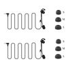 Picture of MIMIRACLE 2 Pack Referee Headset, Right-Ear in Ear HiFi Earphone Earpiece Fit for V6 V4 FBIM Football Soccer Coach Intercom
