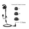 Picture of MIMIRACLE 2 Pack Referee Headset, Right-Ear in Ear HiFi Earphone Earpiece Fit for V6 V4 FBIM Football Soccer Coach Intercom