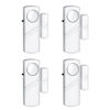 Picture of Security Door Window Alarm, Wireless Sensor Door Window Burglar Alarm, Door Alarms for Kids Safety, Easy Installation Doorbell Alarms for Office House Window Pool (4 Pack)