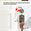 Picture of Security Door Window Alarm, Wireless Sensor Door Window Burglar Alarm, Door Alarms for Kids Safety, Easy Installation Doorbell Alarms for Office House Window Pool (4 Pack)