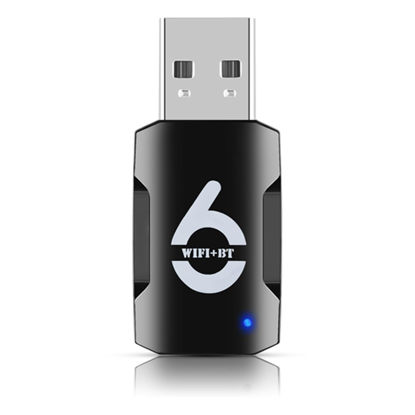 Picture of USB WiFi Adapter - WiFi Bluetooth Adapter 2-in-1，900Mbps 2.4/5GHZ Dual Band WiFi and Bluetooth Adapter for PC/Laptop/Desktop,Driver Free Wpa3 Mini USB WiFi Bluetooth Adapter,Support Windows 10/11