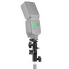 Picture of Sunydog Camera Flash Mount Speedlite Swivel Bracket Flash Stand Bracket with Cold Shoe Mount 1/4 Inch & 3/8 Inch Screw Hole Umbrella Mount Holder Flash Light Accessories