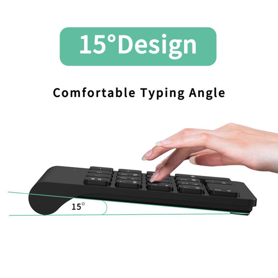 GetUSCart- cimetech Wireless Number Pad, 2.4G Numeric Keypad Numpad ...