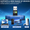 Picture of USB Wifi Adapter for Desktop Pc 600Mbps Dual Band 2.4G 5.8G Wireless Wifi Adapter for Laptop Desktop Pc, Wireless Network Adapter Support Windows 10/8/7/Xp,Vista, Mac Os,Linux Etc