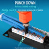 Picture of Rapink Patch Panel 12 Port Cat6 10G Support, Network Patch Panel UTP 10-Inch, Wallmount 1U Ethernet Patch Panel Punch Down Block for Cat6, Cat5e, Cat5 Cabling