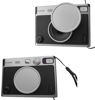 Picture of Lens Cap + Screen Protector Cover for Fujifilm Instax Mini Evo Camera(for Accessories),LCD + Lens PET Flim+Aluminum Mini Fuji Evo Lens Cap with Flocking Internal