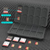 Picture of THELIFELICIOUS SD Card Holder Memory Card Case for SD SDHC SDXC TF Card, SD Cards Storage Organizer for 20 SD Cards and 20 Micro SD Cards.
