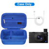 Picture of Canboc Carrying Case for Sony RX100 VII/ RX100 VI/ RX100 V/ RX100 IV/ RX100 III Compact Digital Camera, Point and Shoot Vlogging Camera Bag, Zipper Mesh Pocket fits USB Cable, Batteries, Blue