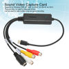 Picture of USB C 2.0 Audio for Capture Card Device, Type C Sound Video for Capture Card for RCA to USB Converter Adapter for Windows OS X Vista XP 10 8