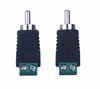 Picture of Iskueal RCA Plugs for Speaker Wire, RCA to AV Screw Terminal Connector, Phono RCA Male Plug Solderless Converter Audio/Video Speaker Wire Connectors Solderless Adapter(12 Pack)
